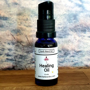 Products: Healing Oil, Organic Herb Nerd NZ