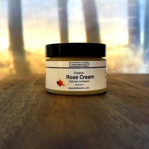 Rose Cream, Organic Herb Nerd NZ