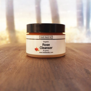 Products: Rose Cleanser, Organic Herb Nerd NZ