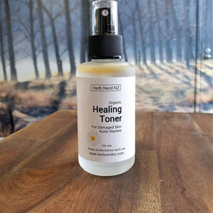 Healing Toner, Organic Herb Nerd NZ