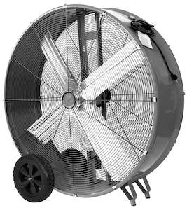 Climate Control: Powerbuilt 106Cm High Capacity Belt-Drive Barrel Fan