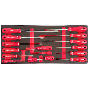 Powerbuilt 17Pc Screwdriver Tray