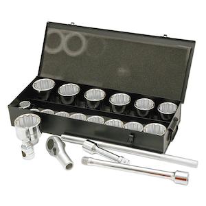 Powerbuilt 1Dr 22Pc Metric Socket Set