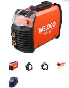 WELDCO 180A ARC (MMA) 15a Plug Combo