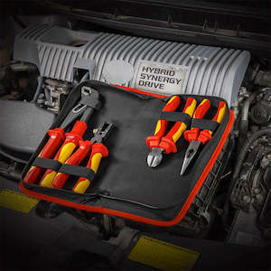 Screw Driver Sets And Screw Drivers: 4pc VDE Plier Set with Storage Case