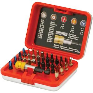 Powerbuilt 36Pc Tamper Proof Bit Set