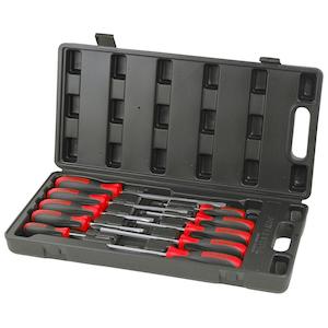 Powerbuilt 10Pc Screwdriver Set Racing Series