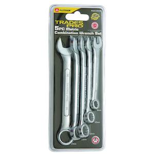 Wrench Set: Trades Pro 5Pc Metric R&Oe Spanner Set