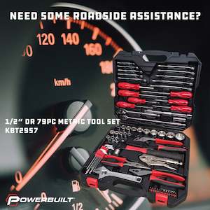 Tool Kit: POWERBUILT 1/2Dr 79pc Metric Tool Set