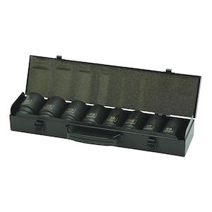 Powerbuilt 3/4Dr 8Pc Metric Deep Impact Socket Set