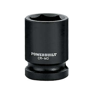 Powerbuilt 1/2 Drive Standard Impact Sockets Metric