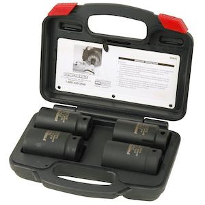 Powerbuilt 1/2Dr 4Pc Axle Nut Socket Set