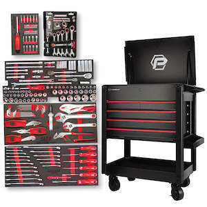 Tools Storage: 196pc Service Cart & Tools