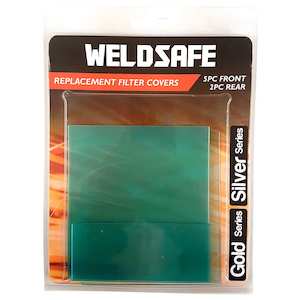 Welding Helmet Replacement Filter Covers Set – Gold & Silver