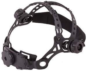 WELDSAFE HELMET HEAD GEAR - TITANIUM & PLATINUM