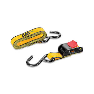 Cat® 2.5M x 25mm, 2pc Cam Buckle Tie-Down Straps – 250KG