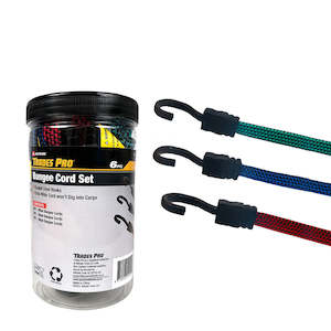 Air Accessories: Trades Pro 6pc Bungee Cord Set