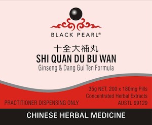 SHI QUAN DA BU WAN - Ginseng & Dang-gui Ten Formula - Herbs for Health NZ