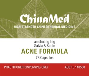 A C SKIN (ACNE) formula - Salvia & Scute - An Chuang Ling - Herbs for Health NZ