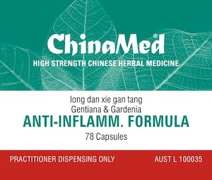 Products: ANTI-INFLAMM. Formula - Gentiana & Gardenia - long dan xie gan tang - Herbs for Health NZ