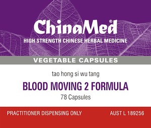 BLOOD MOVING 2 Formula - tao hong si wu tang - Herbs for Health NZ