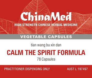 Products: CALM THE SPIRIT Formula - tian wang bu xin dan - Herbs for Health NZ