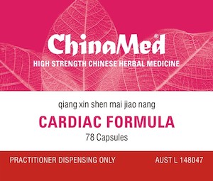 CARDIAC Formula - qiang xin shen mai jiao nang - Herbs for Health NZ