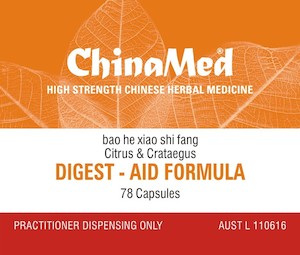 DIGEST-AID Formula - Citrus & Crataegus - bao he xiao shi fang - Herbs for Health NZ