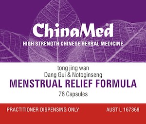 MENSTRUAL RELIEF Formula - Dang-gui & Notoginseng - tong jing fang - Herbs for Health NZ