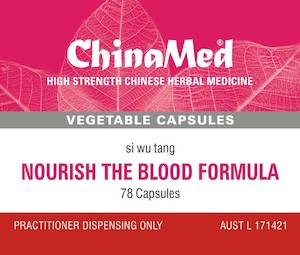 NOURISH THE BLOOD Formula - Si Wu Tang - Herbs for Health NZ
