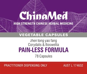 PAIN-LESS Formula - Corydalis & Boswellia - zhen tong yao fang - Herbs for Health NZ