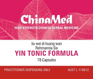 Products: YIN TONIC Formula - Rehmannia Six - liu wei di huang wan - Herbs for Health NZ