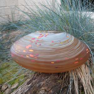 Glass: Autumn Leaves Hangi Stone