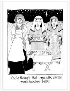Homewares: Three Wise Women - Tea Towel