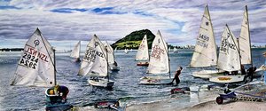 Jane Galloway: Sailing Dinghies, Mt. Manganui