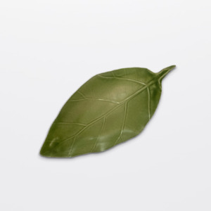Pottery: Heliconia Leaf