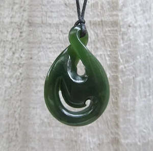 New Zealand Pounamu Twist Necklace