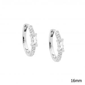 Ellani Collections: Sterling Silver Hoop Earrings