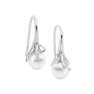 Jewellery Pearls: Sterling Silver Freshwater Pearl Drops