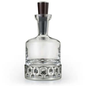 Royal Selangor Pewter Giftware. Hexagon - Whisky Decanter