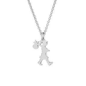 All Jewellery: Sterling Silver Karen Walker Small Runaway Girl Necklace