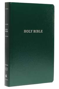 KJV Holy Bible: Gift and Award, Green Leather-Look, Red Letter, Comfort Print: K&hellip;