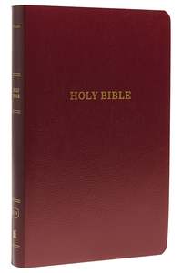 Zondervan: KJV Holy Bible: Gift and Award, Burgundy Leather-Look, Red Letter, Comfort Print: King James Version