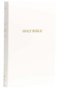 Zondervan: KJV Holy Bible: Gift and Award, White Leather-Look, Red Letter, Comfort Print: King James Version