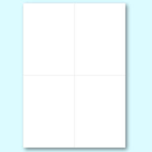 HEROLABEL (40 labels) - Rectangle Compostable Shipping/Branding Labels - A4 Sheets