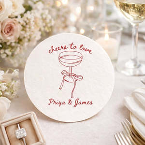 Wedding & Engagement Coasters - Parties & Events - Full Colour