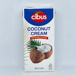 Coconut Milk: CIBUS Naturally Creamy Coconut Cream 1L