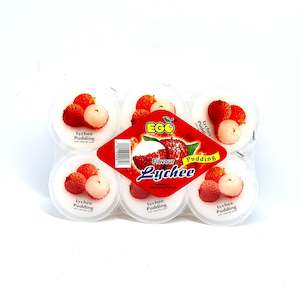 EGO Lychee Pudding 6x100g