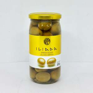 Olives: ILIADA Whole Green Olives 370g