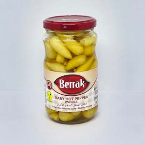Condiments Dressings: BERRAK Baby Hot Peppers 325g